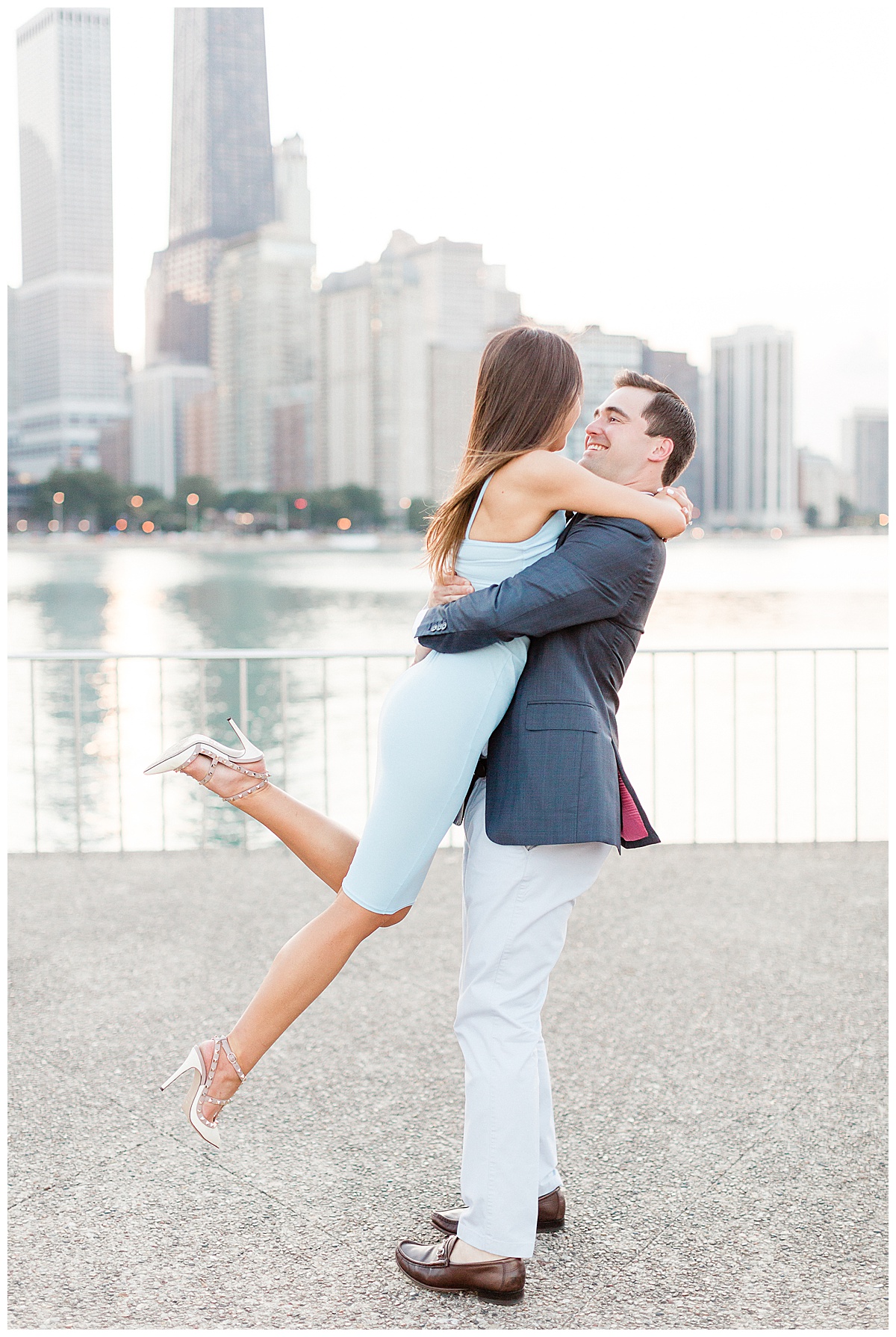 Chicago Engagement Photos at Olive Park, Olive Park Engagement, Milton Lee Olive Park, Olive Park Chicago, Chicago Illinois Engagement Photos, Chicago engagement photographer, Illinois engagement photographer, Lake Michigan engagement photos, chicago engagement photo ideas, engagement photo poses, downtown chicago engagement photos, where is olive park