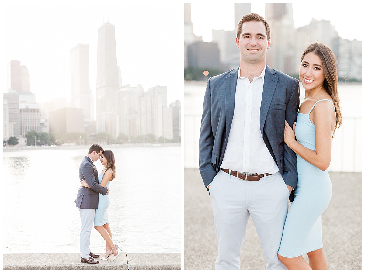 Chicago Engagement Photos at Olive Park, Olive Park Engagement, Milton Lee Olive Park, Olive Park Chicago, Chicago Illinois Engagement Photos, Chicago engagement photographer, Illinois engagement photographer, Lake Michigan engagement photos, chicago engagement photo ideas, engagement photo poses, downtown chicago engagement photos, where is olive park