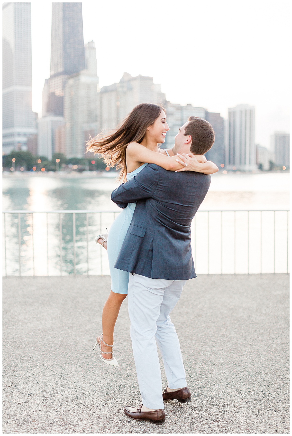 Chicago Engagement Photos at Olive Park, Olive Park Engagement, Milton Lee Olive Park, Olive Park Chicago, Chicago Illinois Engagement Photos, Chicago engagement photographer, Illinois engagement photographer, Lake Michigan engagement photos, chicago engagement photo ideas, engagement photo poses, downtown chicago engagement photos, where is olive park, chicago skyline engagement pictures